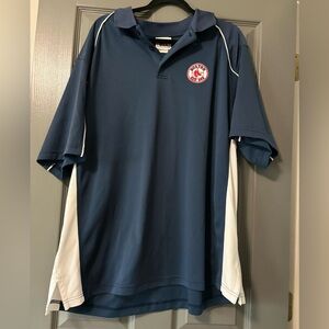 Lee Sports Boston Red Sox navy blue/white polo shirt size 2XL